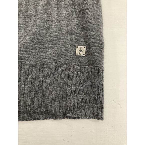 Smartwool Sweater Men’s L Gray Kiva Ridge Half-Zip Merino Wool Pullover Preppy - Picture 5 of 11